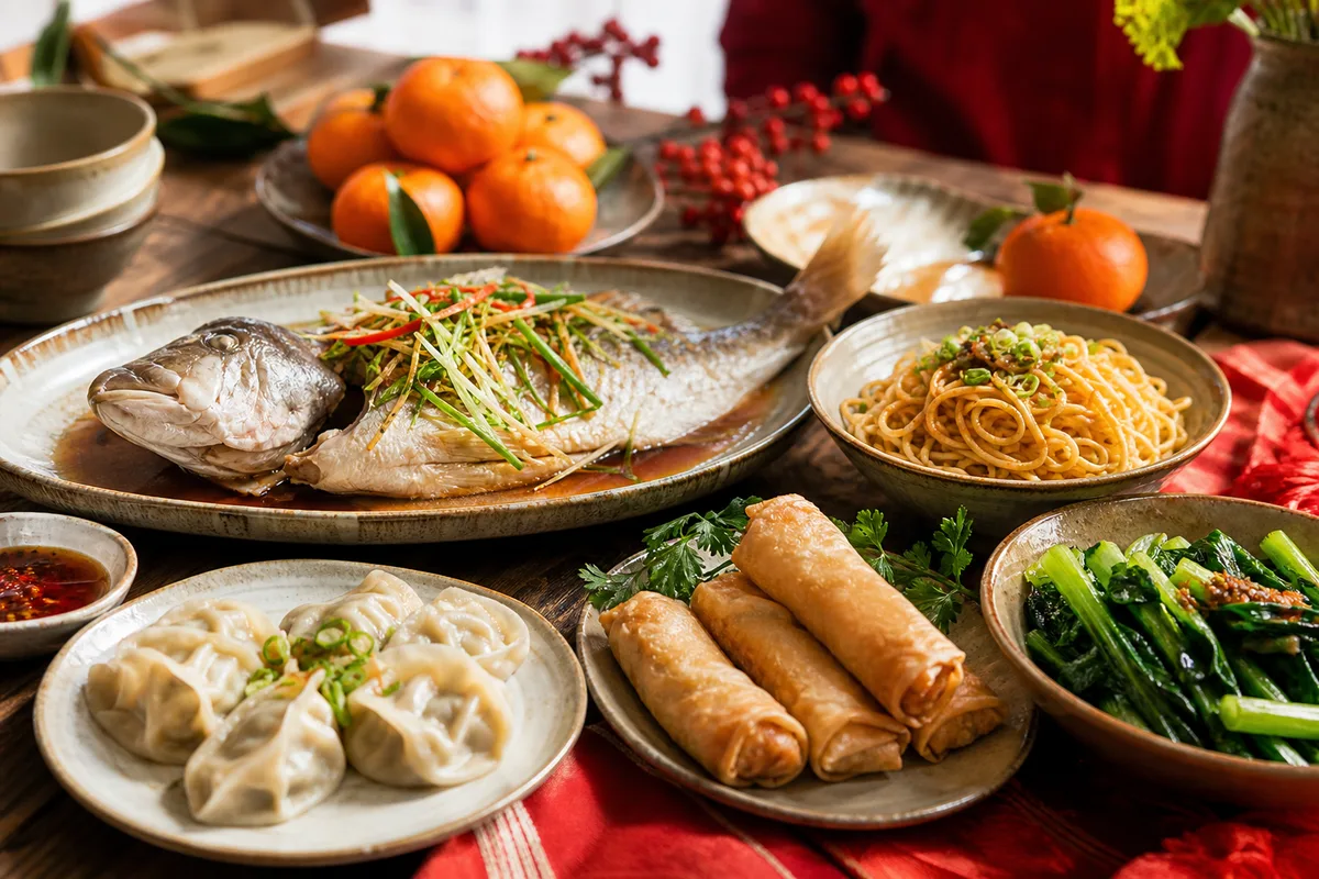 Nouvel an lunaire : plats porte-bonheur et logiques cachées du repas de fête