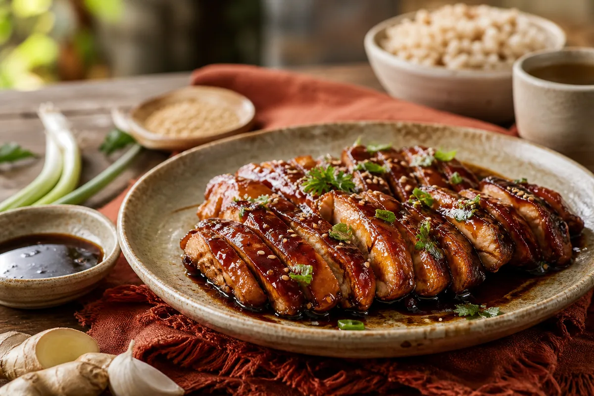 Poulet teriyaki : un laquage brillant sans sucre raffiné