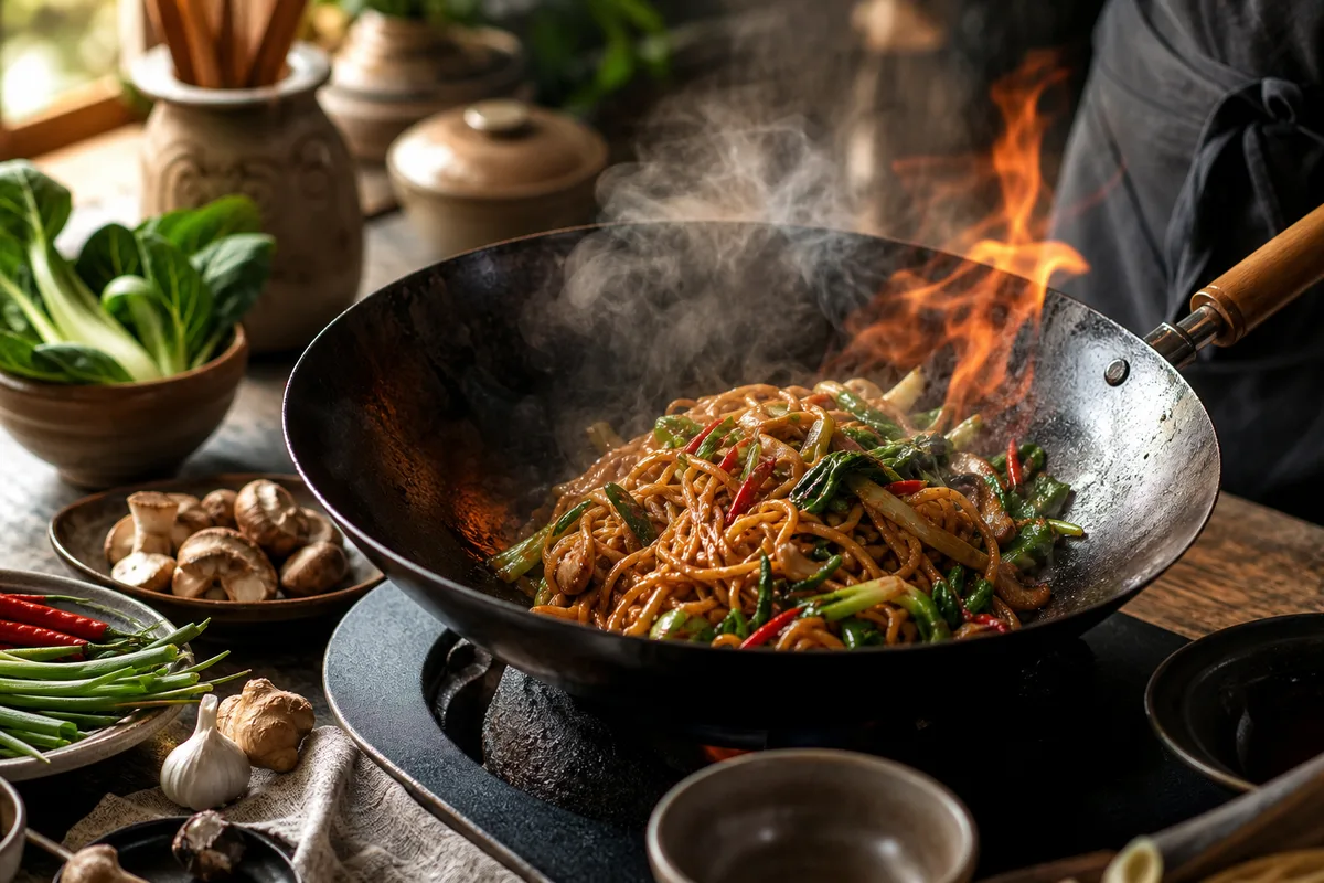 Wok hei : pourquoi le souffle du wok change tout, et comment s'en approcher chez soi
